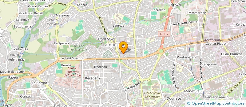 localisation de l'entreprise ASSOCIATION POINTS A L OUEST à BREST