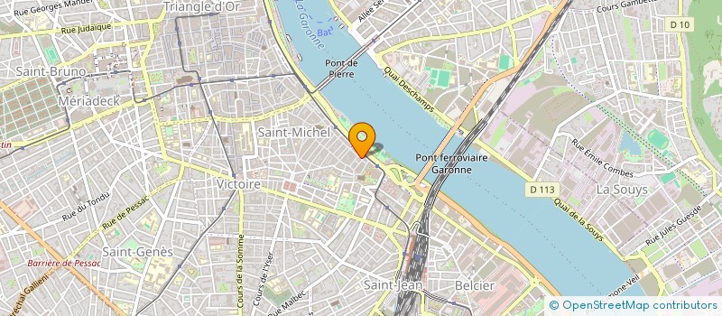 localisation de l'entreprise ASSOCIATION POIS A LA LIGNE à BORDEAUX