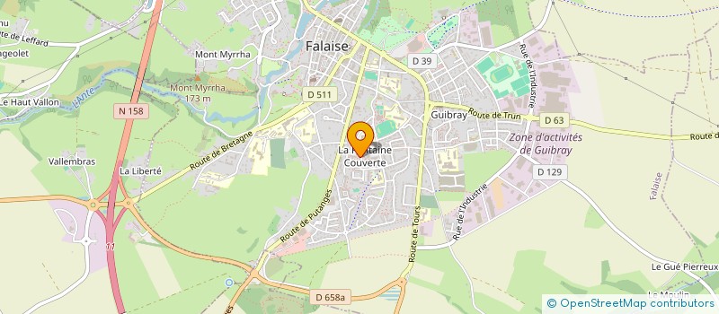 localisation de l'entreprise ASSOCIATION POISSON D AVRIL  FALAISE