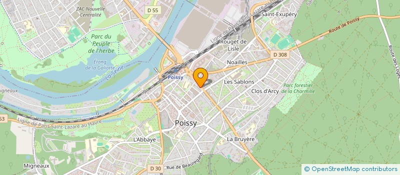 localisation de l'entreprise ASSOCIATION POISSY MEDICALE à POISSY