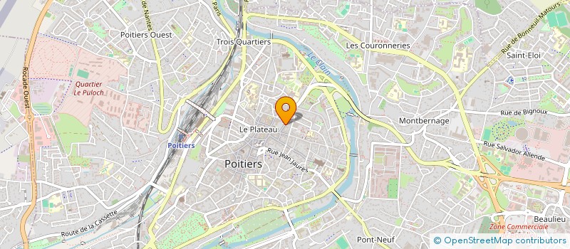 localisation de l'entreprise ASSOCIATION POITEVINE D AIKIDO ISHIKI DOJO  POITIERS
