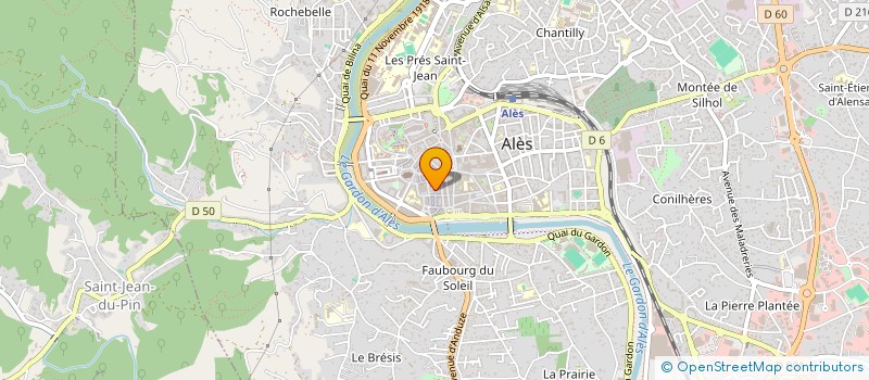 localisation de l'entreprise ASSOCIATION POLE CEVENNES à ALES