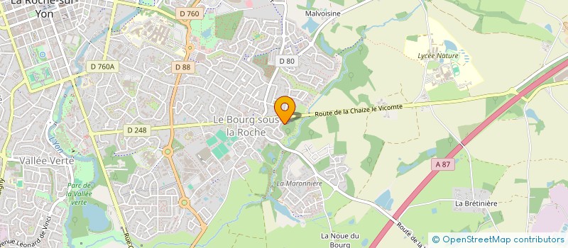 localisation de l'entreprise ASSOCIATION POLE ESPOIRS VOLTIGE à ROCHE SUR YON (LA)