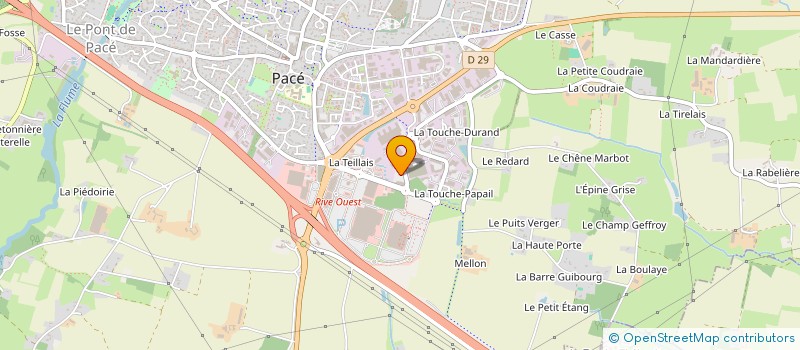 localisation de l'entreprise ASSOCIATION POLE PLUME  PACE