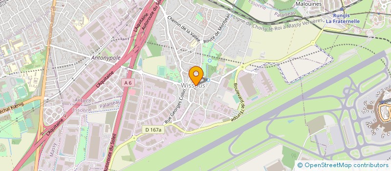 localisation de l'entreprise ASSOCIATION POLICE MUNICIPALE DE WISSOUS à WISSOUS