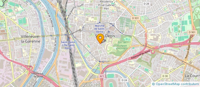 localisation de l'entreprise ASSOCIATION POLISSON à SAINT-DENIS