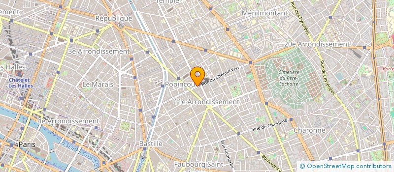 localisation de l'entreprise ASSOCIATION POLLEN NOIR  PARIS