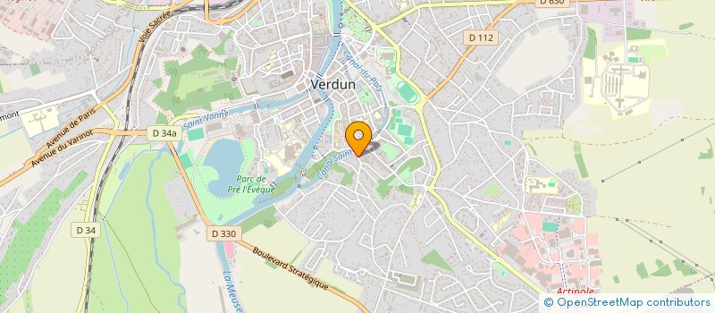 localisation de l'entreprise ASSOCIATION POLYGONE à VERDUN