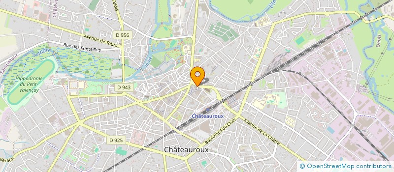 localisation de l'entreprise ASSOCIATION POLYLOGIS AUTONOMIE SOLIDARITE SERVICE à CHATEAUROUX