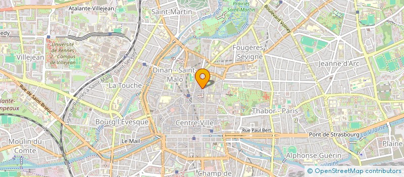localisation de l'entreprise ASSOCIATION POLYPHONIA  RENNES
