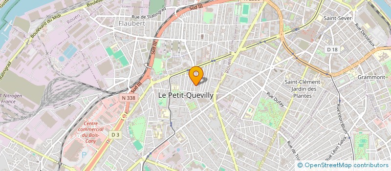 localisation de l'entreprise ASSOCIATION POLYPTYQUE à LE PETIT-QUEVILLY