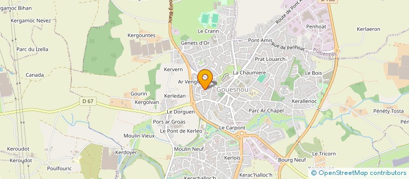 localisation de l'entreprise ASSOCIATION PONEY PRODUCTION  GOUESNOU