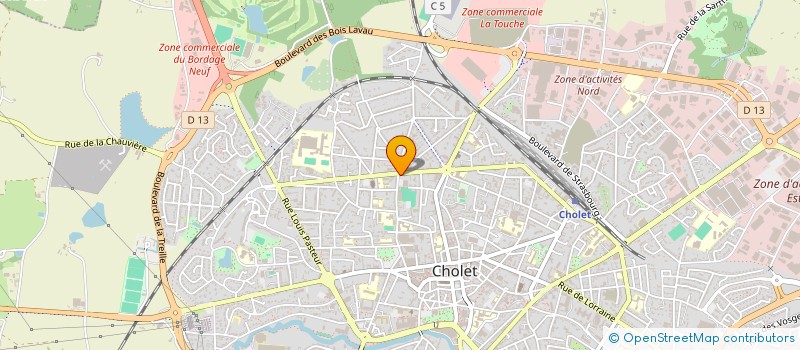 localisation de l'entreprise ASSOCIATION & POOL DES AMIS à CHOLET