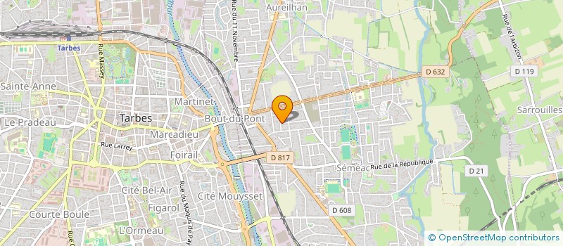 localisation de l'entreprise ASSOCIATION POP & MUSIC  SEMEAC