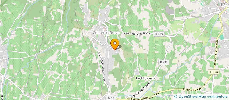 localisation de l'entreprise ASSOCIATION POP'UP  CRILLON-LE-BRAVE