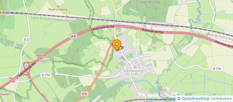 localisation de l'entreprise ASSOCIATION POPULAIRE FAMILIALE SYNDICALE DE STEINBOURG  STEINBOURG