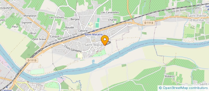 localisation de l'entreprise ASSOCIATION PORT NAVA'L  SAINT-MACAIRE