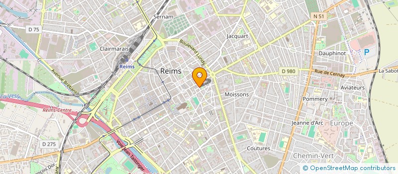 localisation de l'entreprise ASSOCIATION PORT SEC  REIMS