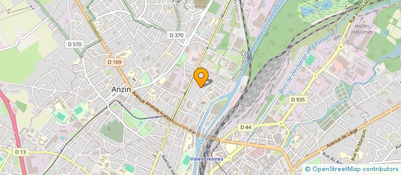 localisation de l'entreprise ASSOCIATION PORTAGE DE REPAS ET ACCOMPAGNEMENT A DOMICILE  VALENCIENNES