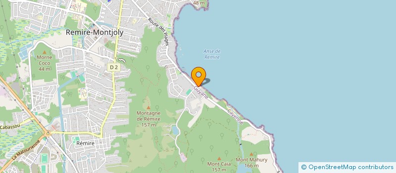 localisation de l'entreprise ASSOCIATION PORTE D'AMAZONIE  REMIRE-MONTJOLY