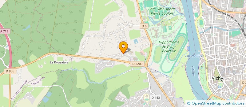 localisation de l'entreprise ASSOCIATION PORTE VENT ET BOURDONS à BELLERIVE-SUR-ALLIER
