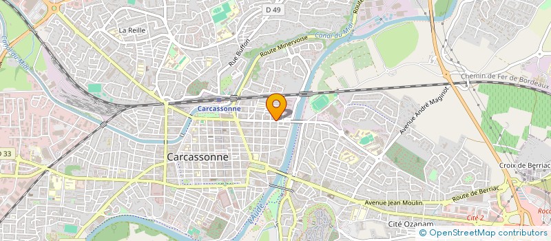 localisation de l'entreprise ASSOCIATION PORTE VOIX à CARCASSONNE