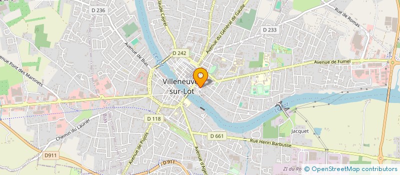 localisation de l'entreprise ASSOCIATION PORTES à VILLENEUVE-SUR-LOT