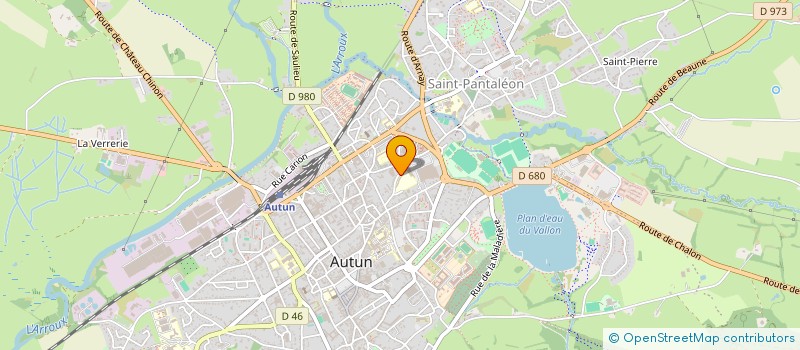 localisation de l'entreprise ASSOCIATION PORTUGAISE D' AUTUN  AUTUN