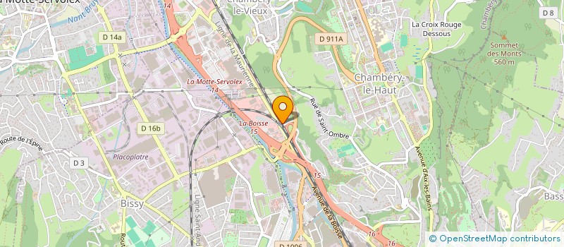 localisation de l'entreprise ASSOCIATION PORTUGAISE DE LA CROIX ROUGE  CHAMBERY