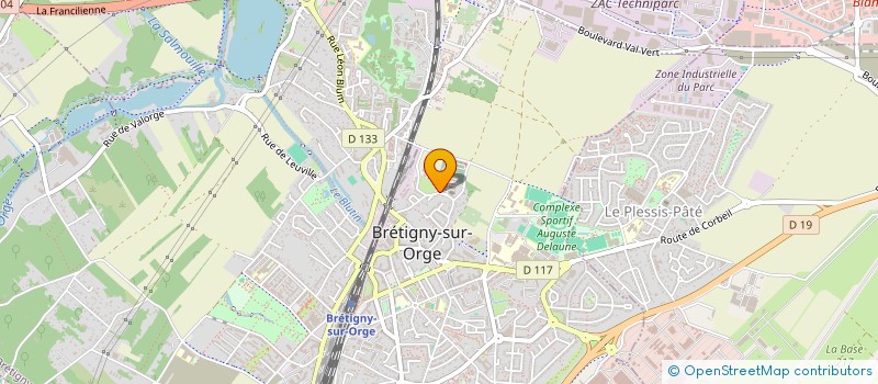 localisation de l'entreprise ASSOCIATION PORTUGAISE GROUPE DE BIENFAISANCE DE BRETIGNY SUR ORGE  BRETIGNY-SUR-ORGE