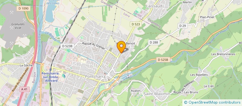 localisation de l'entreprise ASSOCIATION PORTUGAISE SONHO AZUL  PONTCHARRA