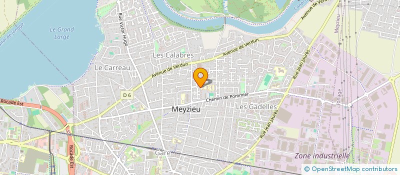 localisation de l'entreprise ASSOCIATION POTENTIEL  MEYZIEU