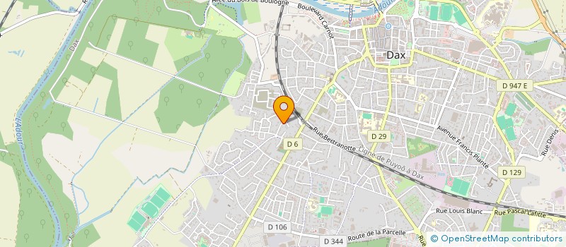 localisation de l'entreprise ASSOCIATION POTERIE CERAMIQUE DU GOND à DAX