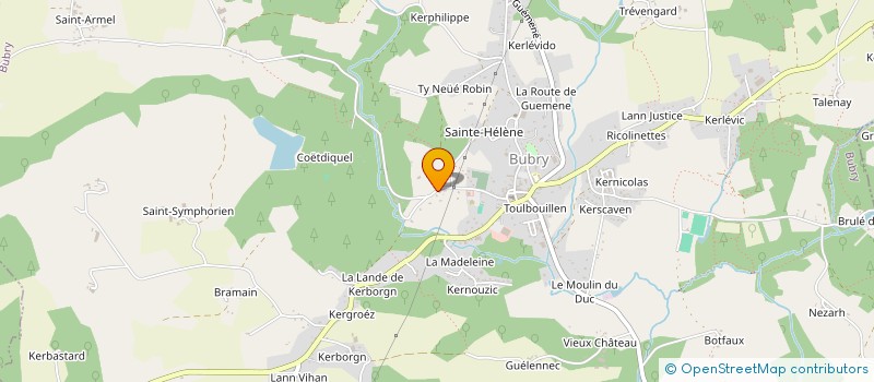 localisation de l'entreprise ASSOCIATION POUR ADOLESCENTS EN DETRESSES DE BUBRY  BUBRY