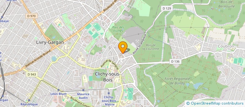 localisation de l'entreprise ASSOCIATION POUR AGIR CITOYEN à CLICHY-SOUS-BOIS