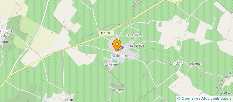 localisation de l'entreprise ASSOCIATION POUR AIDER PREVENIR ACCOMPAGNER EN MEDOC à BLAIGNAN-PRIGNAC