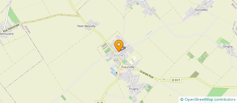 localisation de l'entreprise ASSOCIATION POUR CENTRE DE LOISIRS DE JOSNES à JOSNES