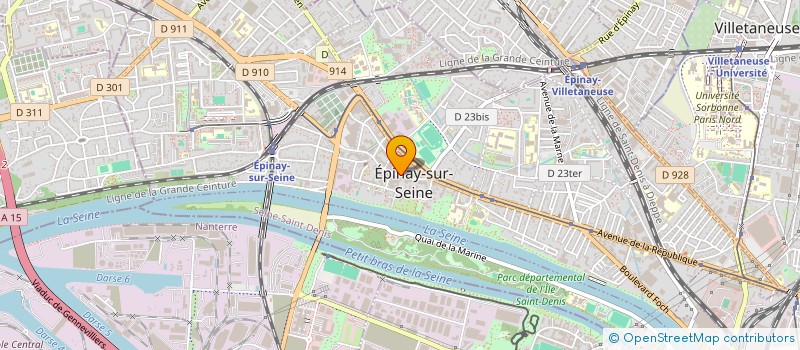 localisation de l'entreprise ASSOCIATION POUR DES SOINS BUCCO-DENTAIRE ACCESSIBLES A TOUS à EPINAY-SUR-SEINE