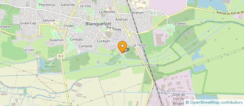 localisation de l'entreprise ASSOCIATION POUR EXPRESSION DE GAUCHE à BLANQUEFORT