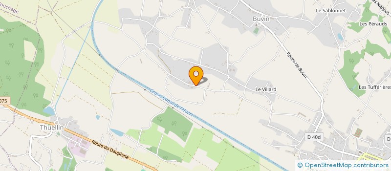 localisation de l'entreprise ASSOCIATION POUR FAVORISER L'EMPLOI à LES AVENIERES VEYRINS-THUELLIN