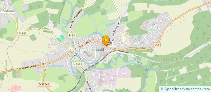 localisation de l'entreprise ASSOCIATION POUR GESTION LA PEPINIERE  SAINTE-MENEHOULD