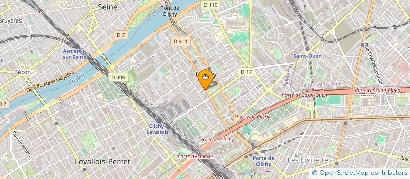 localisation de l'entreprise ASSOCIATION POUR L ACCES A LA MEDECINE ET A LA SANTE à CLICHY