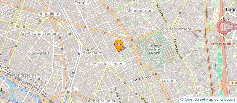 localisation de l'entreprise ASSOCIATION POUR L'ACCOMPAGNEMENT ET L'INSERTION SOCIO-PROFESSIONNELLE DES MIGRANTS - A.A.I.S.M  PARIS