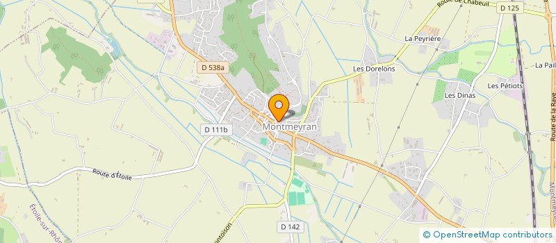 localisation de l'entreprise ASSOCIATION POUR L'ACCUEIL DE L'ENFANT à MONTMEYRAN