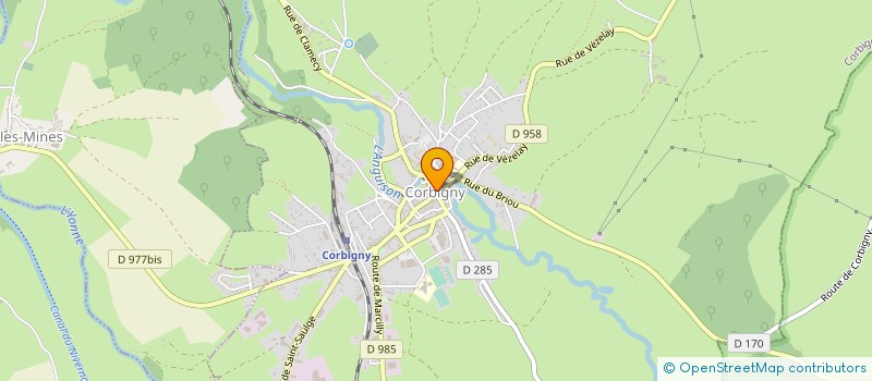 localisation de l'entreprise ASSOCIATION POUR L'ACQUISITION DE LA CHAPELLE DE SARRE  CORBIGNY