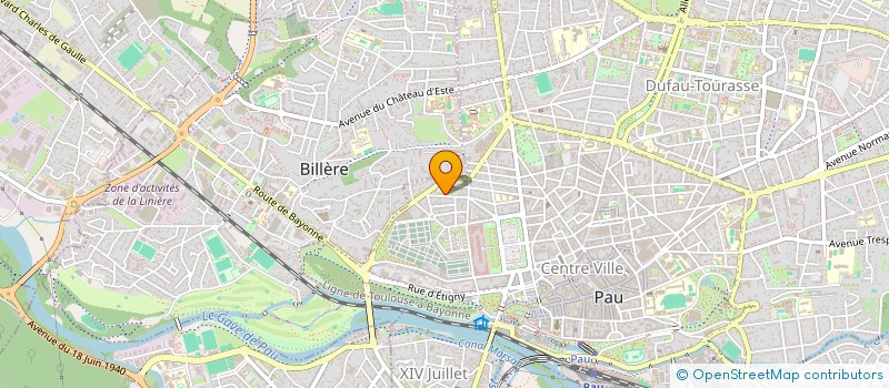localisation de l'entreprise ASSOCIATION POUR L'AIDE A LA REINSERTION à PAU