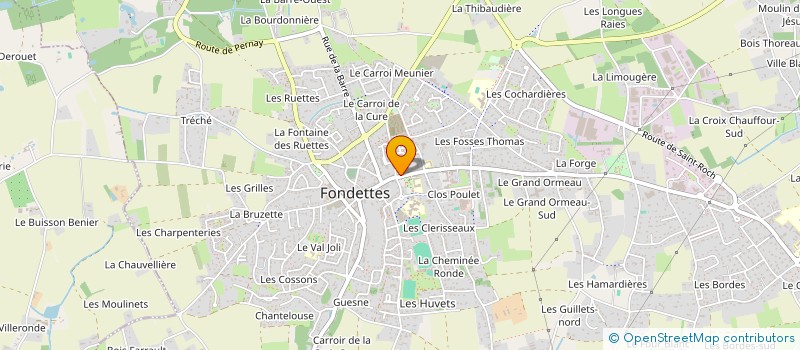 localisation de l'entreprise ASSOCIATION POUR L'AIDE AU DEVELOPPEMENT DU DISPENSAIRE DE OMNOGHIN (ADDO) à FONDETTES