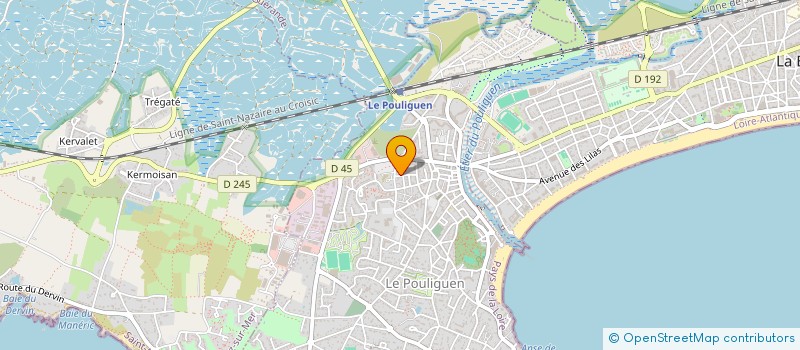 localisation de l'entreprise ASSOCIATION POUR L'AIDE AUX LEPREUX DE MADAGASCAR  LE POULIGUEN