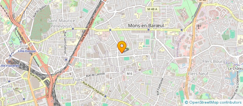 localisation de l'entreprise ASSOCIATION POUR L ALPHABETISATION ET SOUTIEN SCOLAIRE  MONS-EN-BARUL