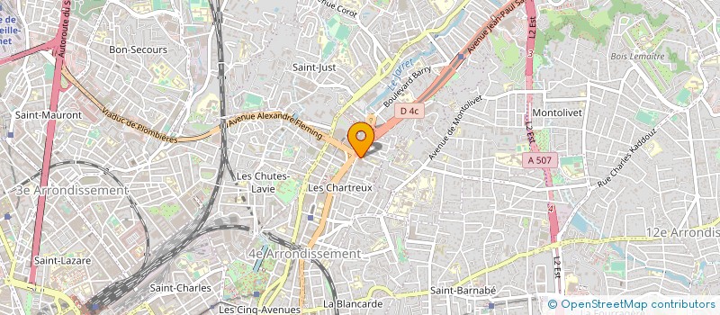 localisation de l'entreprise ASSOCIATION POUR L'AMELIORATION DE L'ACCES AUX SOINS DENTAIRES DARCY à MARSEILLE